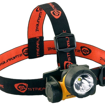Streamlight Argo HAZ-LO Intrinsically Safe Headlamp - C4 LED - 90 Lumens - Includes 3 x AAA Alkaline, Rubber & Elastic Straps