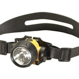 Streamlight Trident 61050 Multi-Purpose Headlamp with Optional Rubber Hard Hat Strap - 1 x C4 and 3 x 5mm White LEDs - 80 Lumens - Includes 3 x AAAs