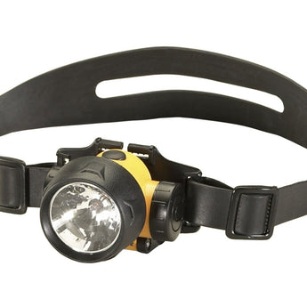Streamlight Trident 61050 Multi-Purpose Headlamp with Optional Rubber Hard Hat Strap - 1 x C4 and 3 x 5mm White LEDs - 80 Lumens - Includes 3 x AAAs