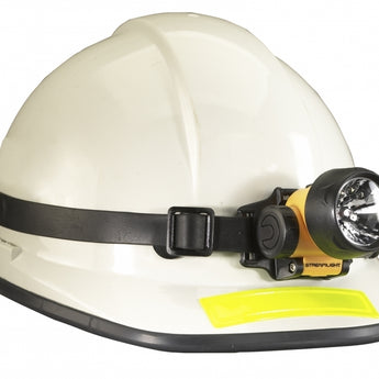 Streamlight Trident 61050 Multi-Purpose Headlamp with Optional Rubber Hard Hat Strap - 1 x C4 and 3 x 5mm White LEDs - 80 Lumens - Includes 3 x AAAs