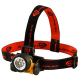 Streamlight Septor Headlamp with Optional Rubber Hard Hat Strap - 7 x 5mm White LEDs - 120 Lumens - Includes 3 x AAAs (61052)