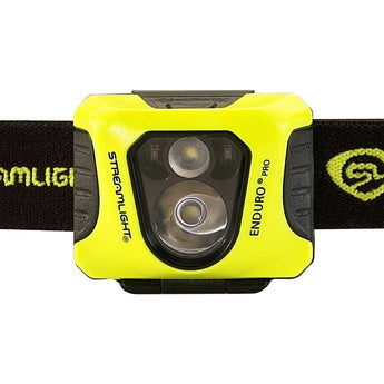 Streamlight Enduro Pro Ultra Compact Headlamp - 2 x C4 LEDs and 2 x Red or Green LEDs - 200 Lumens - Includes 3 x AAA Alkaline Batteries - Various Package Options