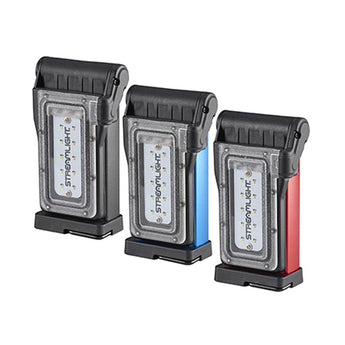 Streamlight 61500 Flipmate Compact Multi-Functional Rechargeable LED Worklight - 500 Lumens - Includes Built-In Li-ion Battery Pack - Black, Red, or Blue