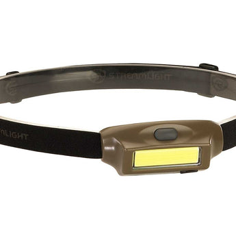 Streamlight Bandit Rechargeable LED Headlamp - White and Green COB LED Technology - 180 Lumens - Includes Built-In 450mAh Lithium Polymer (Li-Poly) Battery Pack
