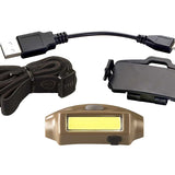 Streamlight Bandit Rechargeable LED Headlamp - White and Green COB LED Technology - 180 Lumens - Includes Built-In 450mAh Lithium Polymer (Li-Poly) Battery Pack