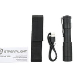 Streamlight 66210 MegaStream USB LED Flashlight - 1800 Lumens -  Includes 1 x SL-B34 Battery Pack, USB-C Charging Cable and Nylon Holster - Box