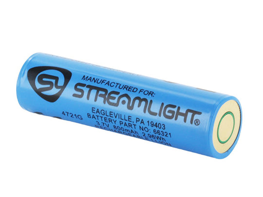 Streamlight 66321 Battery Pack for the Macrostream USB - angled view with Streamlight logo