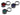 Streamlight 68008 Lens Kit (Red, Green, Blue flip lenses) for the 4AA ProPolymer Flashlight