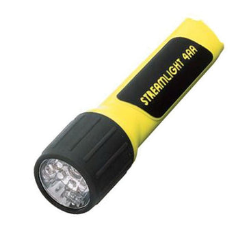 Streamlight 4AA ProPolymer HAZ-LO 68200 Safety-Rated Polymer Flashlight - 7 x White LEDs - 67 Lumens - Class I Div 1 - Uses 4 x AAs - Yellow, Boxed