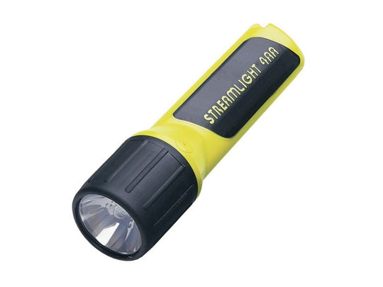 Streamlight 4AA ProPolymer Xenon 68250 HAZ-LO Safety-Rated Polymer Flashlight - 34 Lumens - Class I Div 1 - Uses 4 x AAs - Yellow, Boxed