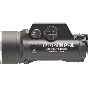 Streamlight TLR-1 HP-X LED Weapon Light - 1000 Lumens - Includes Rail Locating Keys - 2 x SL-B9 Battery Packs or 2 x CR123A - Black