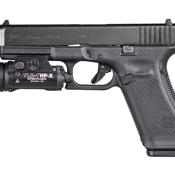 Streamlight TLR-1 HP-X LED Weapon Light - 1000 Lumens - Includes Rail Locating Keys - 2 x SL-B9 Battery Packs or 2 x CR123A - Black