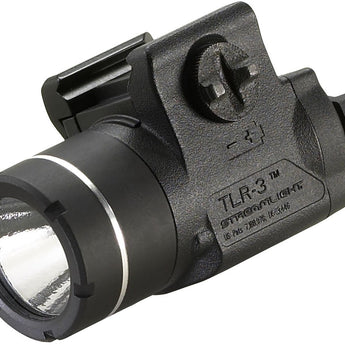 Streamlight TLR-3 Compact LED Weapon Light - Rail Locating Key Kit Fits Most Handguns or H&K USP Mounts - 125 Lumens - Includes 1 x CR2