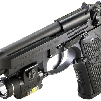 Streamlight TLR-4 Compact LED Weapon Light with Red Laser - Rail Locating Key Kit Fits Most Handguns or H&K USP Mounts - 125 Lumens - Includes 1 x CR2