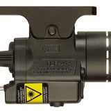 Streamlight TLR-4 Compact LED Weapon Light with Red Laser - Rail Locating Key Kit Fits Most Handguns or H&K USP Mounts - 125 Lumens - Includes 1 x CR2