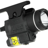 Streamlight TLR-4 Compact LED Weapon Light with Red Laser - Rail Locating Key Kit Fits Most Handguns or H&K USP Mounts - 125 Lumens - Includes 1 x CR2