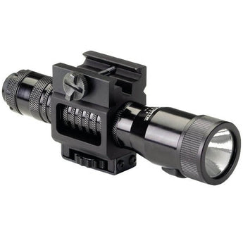 Streamlight Tactical Strion 74202 Rechargeable LED Flashlight with Weapon Mount, 120V AC/DC Charger and 1 x Holder - Fits Picatinny Railed Long Guns - 85 Lumens - Includes Li-ion Battery Pack