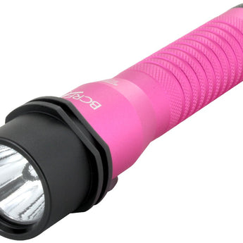 Streamlight Pink Strion Rechargeable LED Flashlight with 120V AC/DC Charger - 260 Lumens - Includes Li-ion Battery - Pink