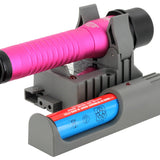 Streamlight Pink Strion Rechargeable LED Flashlight with 120V AC/DC Charger - 260 Lumens - Includes Li-ion Battery - Pink
