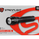 Streamlight Strion LED HL High-Lumen Rechargeable Flashlight - 615 Lumens - Includes Li-ion Battery - Black - Choice of Charger