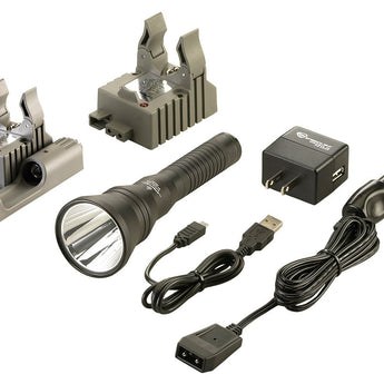 Streamlight Strion DS HPL Dual-Switch, High Performance Rechargeable LED Flashlight - 700 Lumens - Includes Li-ion Battery - Multiple Accessories