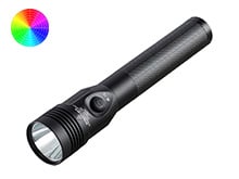Streamlight Stinger Color-Rite Rechargeable Flashlight - 500 Lumens - 90 CRI - Includes NiMH Battery Pack - Black (75498) - No Charger or 120V AC/12V DC Charger or 120V AC/12V DC Piggyback Charger