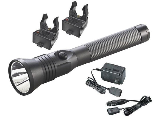 Streamlight Stinger HPL Long-Range Rechargeable LED Flashlight with 120V AC/DC Charger - 740 Lumens - Includes NiMH Sub-C Battery (75763)