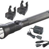 Streamlight Stinger DS HPL Dual Switch Long-Range Rechargeable LED Flashlight - 740 Lumens - Includes NiMH Sub-C Battery - Choice of Charger