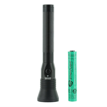 Streamlight Stinger DS HPL Dual Switch Long-Range Rechargeable LED Flashlight - 740 Lumens - Includes NiMH Sub-C Battery - Choice of Charger