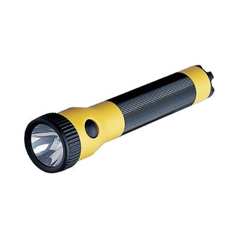Streamlight PolyStinger Rechargeable Flashlight with 120V AC/DC Charger and 2 Sleeves - C4 LED - 385 Lumens - Includes NiCd Sub-C Battery Pack - Black or Yellow