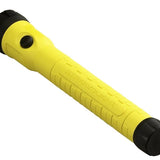 Streamlight PolyStinger HAZ-LO Intrinsically Safe Rechargeable Flashlight with 120V AC/DC Charger - Class I Div 1 - C4 LED - 130 Lumens - Includes NiCd Sub-C Battery Pack - Black or Yellow
