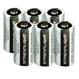 Streamlight 85180 CR123A 1400mAh 3V Lithium (LiMNO2) Button Top Batteries - 6-Pack