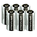 Streamlight 85180 CR123A 1400mAh 3V Lithium (LiMNO2) Button Top Batteries - 6-Pack