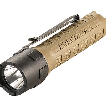 Streamlight PolyTac X USB Flashlight - Uses 2 x CR123A or 1 x 18650 (Included) Battery - 600 Lumens - Black, Tan or Yellow - Box or Blister Packaging