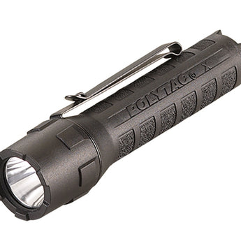 Streamlight PolyTac X USB Flashlight - Uses 2 x CR123A or 1 x 18650 (Included) Battery - 600 Lumens - Black, Tan or Yellow - Box or Blister Packaging