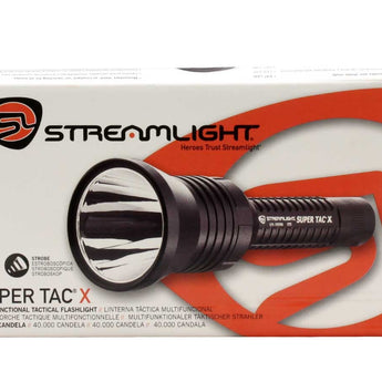 Streamlight 887 Super Tac X Tactical Flashlight - C4 LED - 200 Lumens - Includes 2 x CR123A - Various Packaging Available