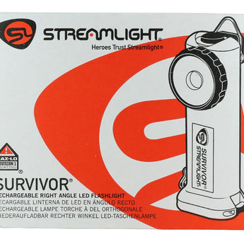 Streamlight Survivor Right Angle Rechargeable Work Light with 120V AC /DC Charger - C4 LED - 175 Lumens - Includes NiCd Battery Pack -  Class I Div 1 - Available in 3 Colors