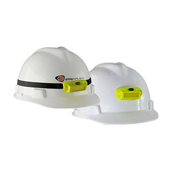 Streamlight Bandit Pro Rechargeable LED Headlamp - 180 Lumens - Uses Built-In Li-Poly Battery Pack - Includes Hard Hat Strap - Yellow - Box (61716)