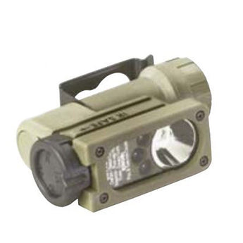 Streamlight 14120 Sidewinder Compact Aviation Flashlight with C4 LEDs, Helmet Mount and CR123A Lithium Battery, Coyote
