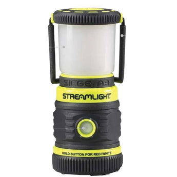 Streamlight Siege AA Yellow 44943 Ultra-Compact Floating LED Lantern with Magnetic Base - White and Red LEDs - 200 Lumens - Uses 3 x AAs