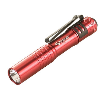Streamlight MicroStream Personal EDC Flashlight - C4 LED - 45 Lumens - Includes 1 x AAA - Black (66318) or Red (66323)