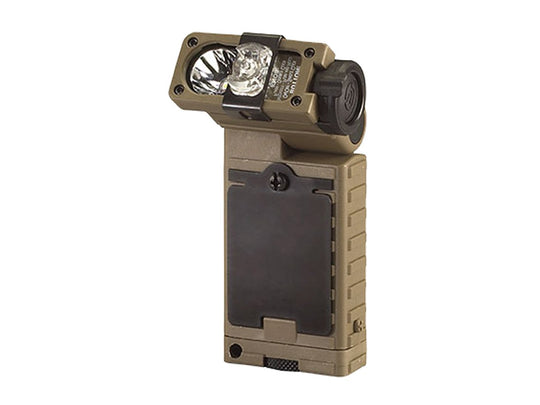 Streamlight Sidewinder Rescue Hands-Free Flashlight - White, Blue IR and Green LEDs - 55 Lumens - Includes 2 x AAs  - Various Accessories and Packaging