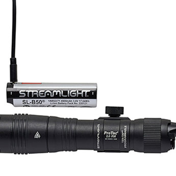 Streamlight Protac 2.0 Rail Mount USB-C Rechargeable LED Flashlight - 2000 Lumens - Includes 1 x SL-B50 Li-ion Battery Pack