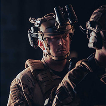 Streamlight Sidewinder Stalk LED Helmet Light - 76 Lumens - Uses 1 x CR123 or 1 x AA - Coyote - Mailer or Box Packaging - Mount Bundles Available