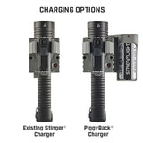 Streamlight Stinger 2020 S Rechargeable LED Flashlight - 2000 Lumens - 120V AC/12V DC - Charging Cradle Options - Black