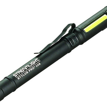 Streamlight Stylus Pro COB Rechargeable LED Penlight - 160 Lumens - Includes Li-ion Battery Pack -Black - Clam Shell or Boxed
