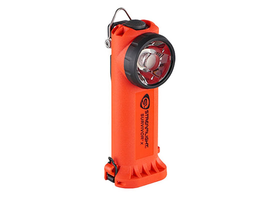 Streamlight Survivor X - Orange and Yellow - Li-ion/Charging Cradle or Alkaline/Battery Holder Options