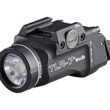 Streamlight TLR-7 Sub Ultra-Compact LED Weapon Light - 500 Lumens - Includes 1 x CR123A with Mounting Kit and Key - Box - Choose for Glock, Sig Sauer, or 1913 Short Rail