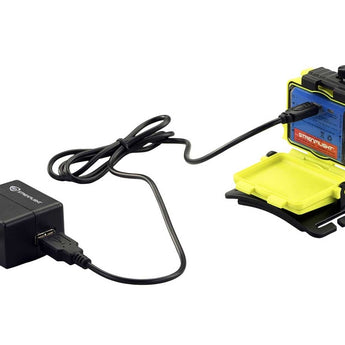 Streamlight 616 Double Clutch Headlamp - C4 LED - 125 Lumens -  1 x Li-Ion Battery - Black or Yellow - With USB Cord or 120V AC and Elastic and Rubber Straps