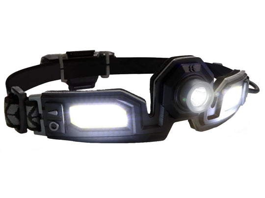 STKR FLEXIT Pro 6.5 Rechargeable LED Headlamp  - 650 lumens - CREE LED - Includes 1 x 18650